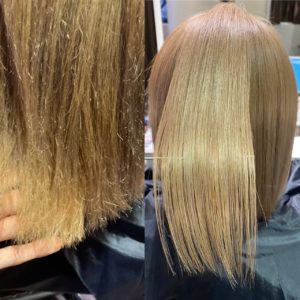 【感動の結果！】ブリーチ毛に酸熱トリートメントをしてみた！【ヘアケア】