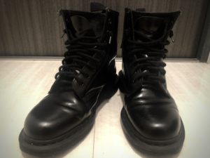 【雨の日に最適】1年2カ月ドクターマーチンを履き込んでみた！