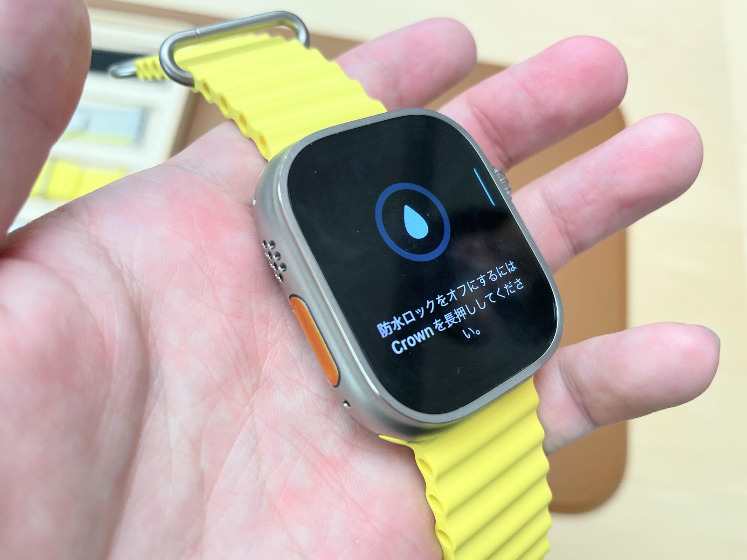 Apple Watch Ultra 49mm 繧､繧ｨ繝ｭ繝ｼ繧ｪ繝ｼ繧ｷ繝｣繝ｳ繝舌Φ繝�-
