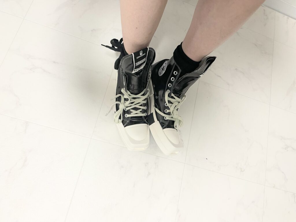 【レビュー】RickOwensのスニーカーにハーフラバーソールを貼ってみた