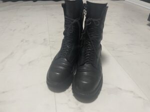 【修理】JULIUSのブーツをクリーニングに出して色々補修してみた