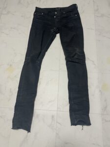 【最終形態】FAGASSENTのデニムが修理不可レベルまできたので手放すことに【3年の経年変化】