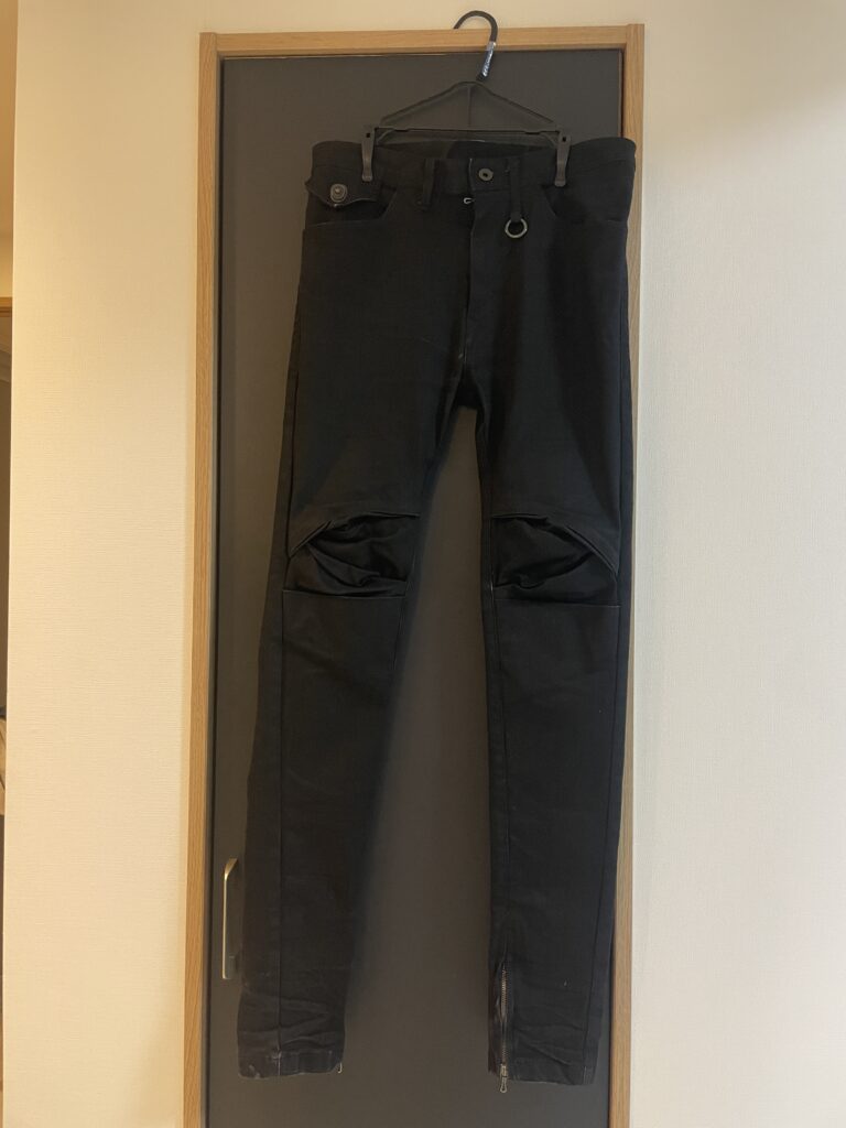 【経年変化】ユリウスのデニムとAF.ARTEFACTのスウェットをクリーニングに出した結果