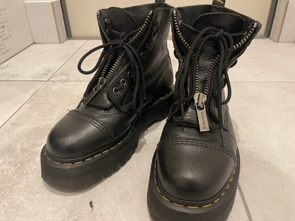 【経年変化】ドクターマーチンの厚底Sinclairを半年間毎日着用した結果