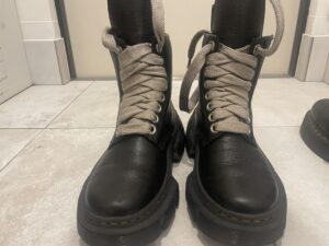 【経年変化】RickOwensとドクターマーチンコラボを約半年間着用した結果