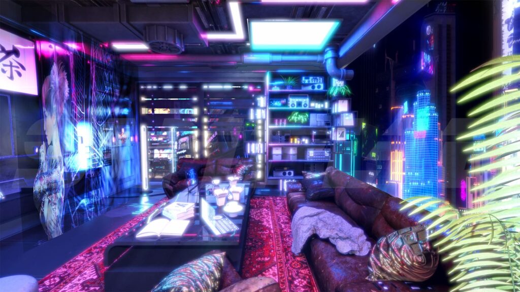 【サイバーパンク風】ゲーミング部屋の作り方は？ネオンライトで没入感MAXへ