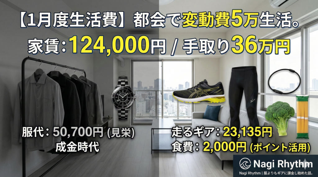 【2026年1月版】ミニマリストの生活費まとめ【生活費30万越えのカスっぷり】