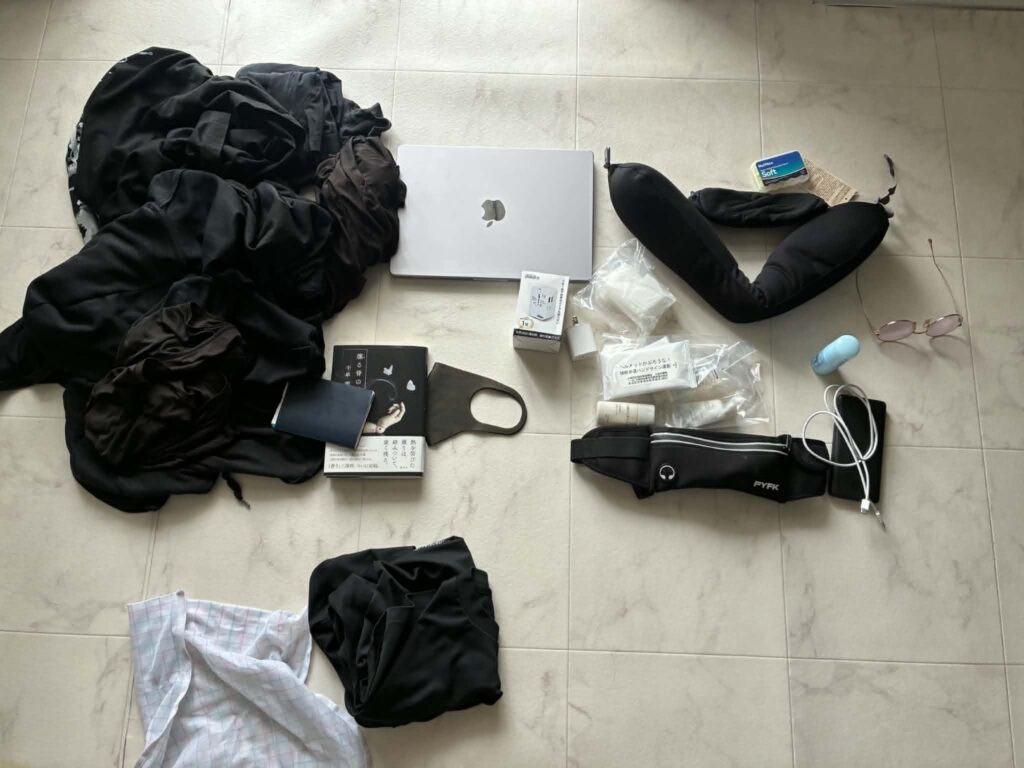 【What’s in bag?】台湾・香港・マカオ一人旅のバッグの中身