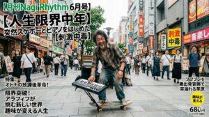 【月刊Nagi Rhythm6月号】突然スケボーとピアノをはじめた人生限界中年【刺激中毒】